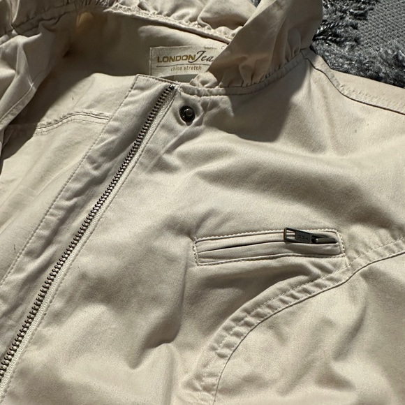 Khaki Ruffle Jacket - Picture 5 of 8